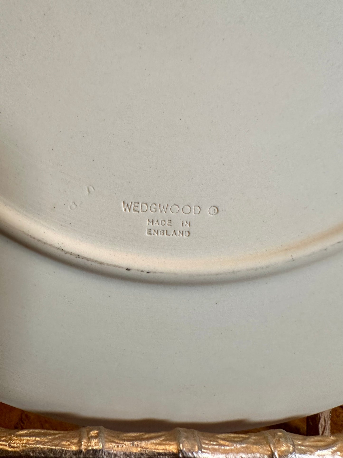 Wedgwood Jasperware Primrose Yellow Plate, Prunus Blossom Relief, England, 1970s