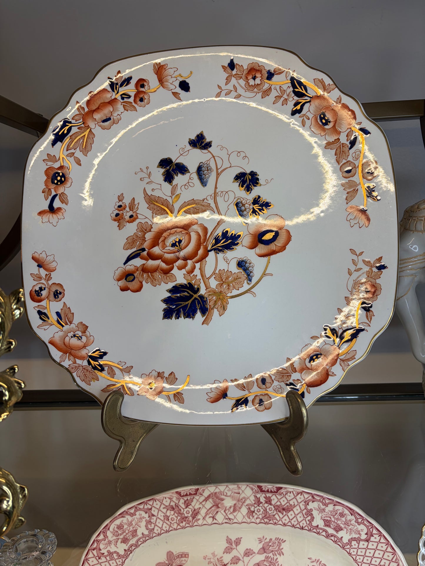 Lovely Enoch Wedgwood old Derby large platter!
