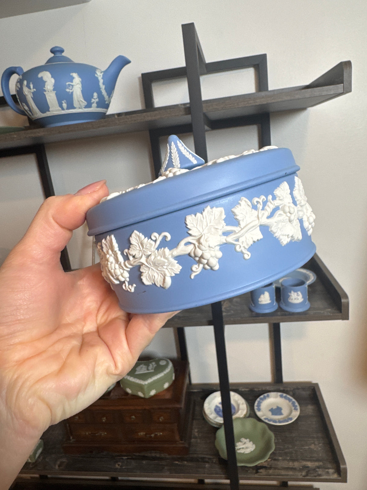 Wedgwood large circus trinket box
