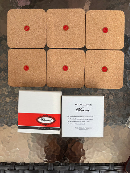 Pimpernel Christmas coasters set of 6! In original box! In excellent condition! Two sets available, sold separately.