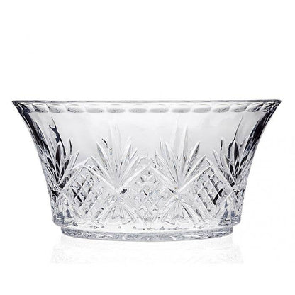 Cut Crystal Champagne Bucket or Serving Bowl | Unleaded Crystal | 14.09” L x 10.04” W x 7.09” H