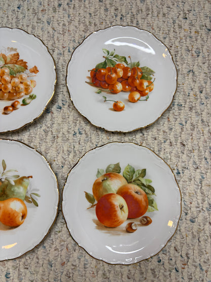 Beautiful Bavaria Fruit Plates set of 6!