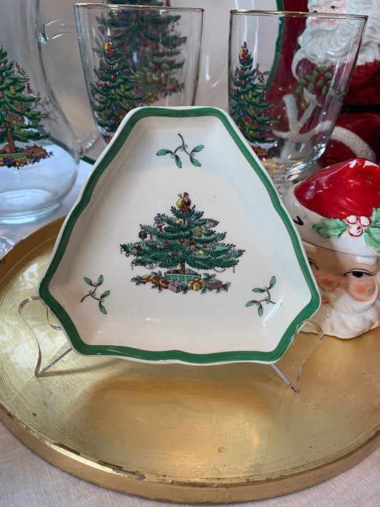 Vintage Spode Triangle Dish