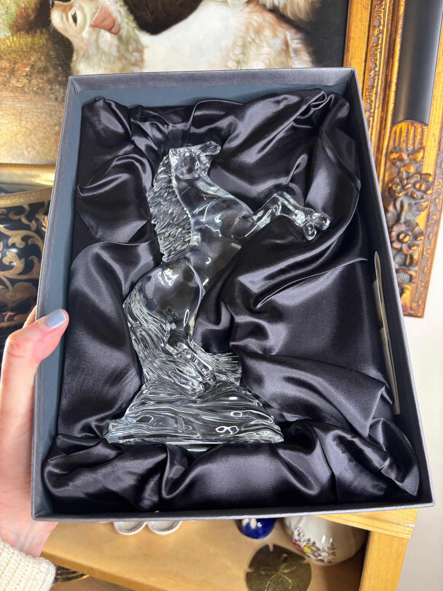 Waterford Crystal Rearing Horse in original box!