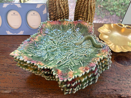 Lovely Bordallo Pinheiro leaf! 4 available; sold separately!