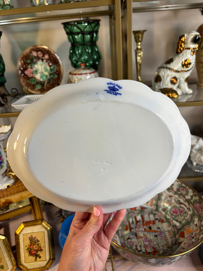Beautiful Johnson Brothers platter in the Holland Flow Blue pattern!