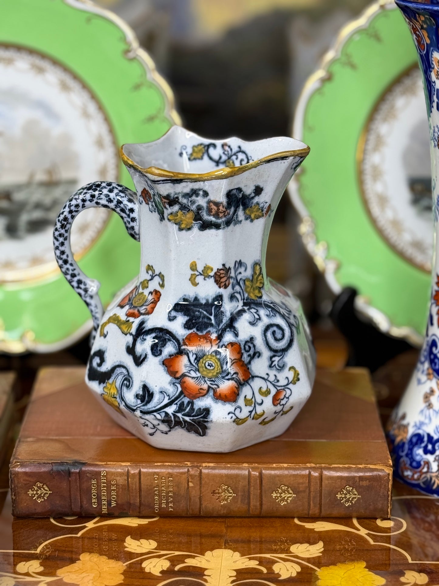 Staffordshire Ironstone Jug by Ashworth Bros (Hanley), c. 1910 – Imari Palette