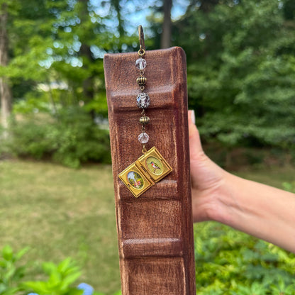 Reserved Locket bookmark with original art