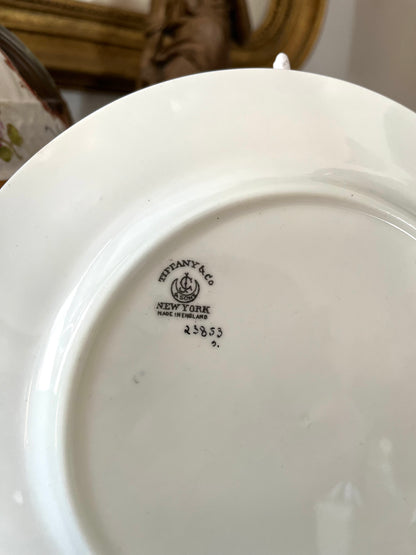 Live 08/04 Last One Of Set Special Price - Bespoke Tiffany & Co. Cobalt — George Jones England Late 19th-Century Pheasant Luncheon Plate 9”