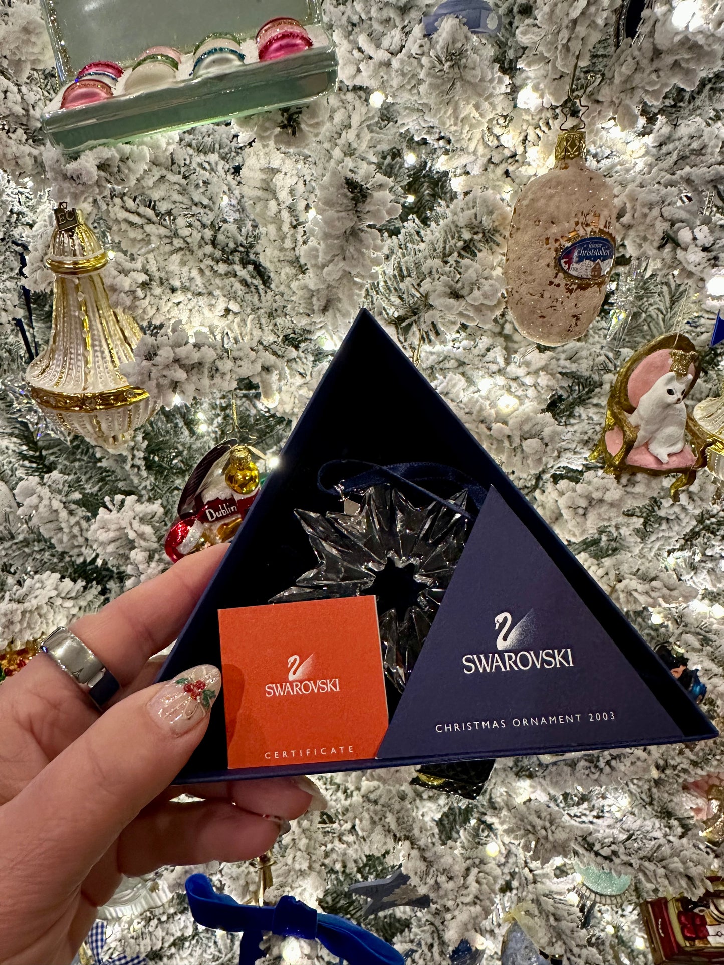 Swarovski Annual Ornament — 2003 Edition (Original Box & Certificate)