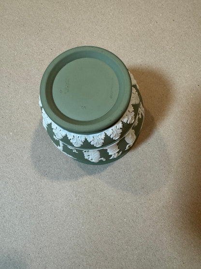 Reserved Wedgwood sage green pot