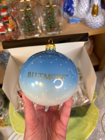 Biltmore House arrival of the tree Christmas ornament!