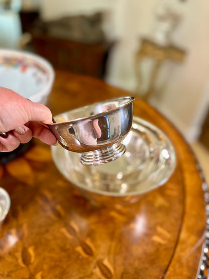 Vintage Silver-Plated Revere Bowls | Curated Nested Set of Five | Oneida & Gorham