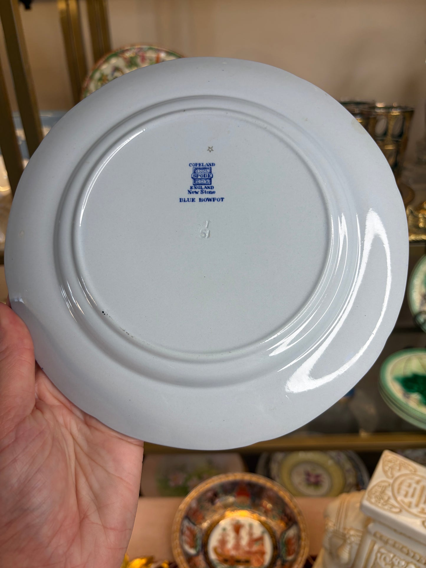 Lovely Copeland Spode Bluepot plate!