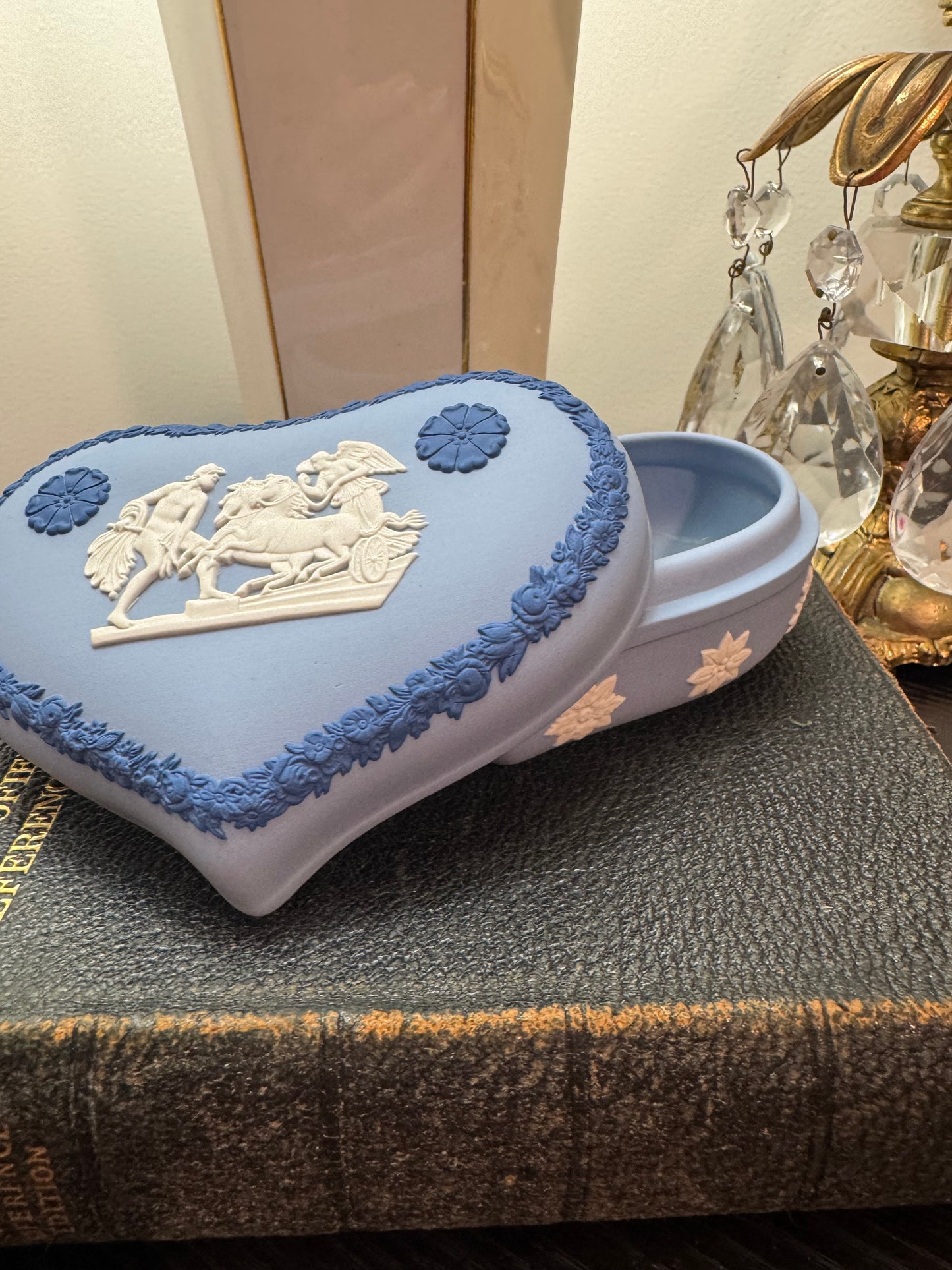 Reserved Wedgwood three color trinket box
