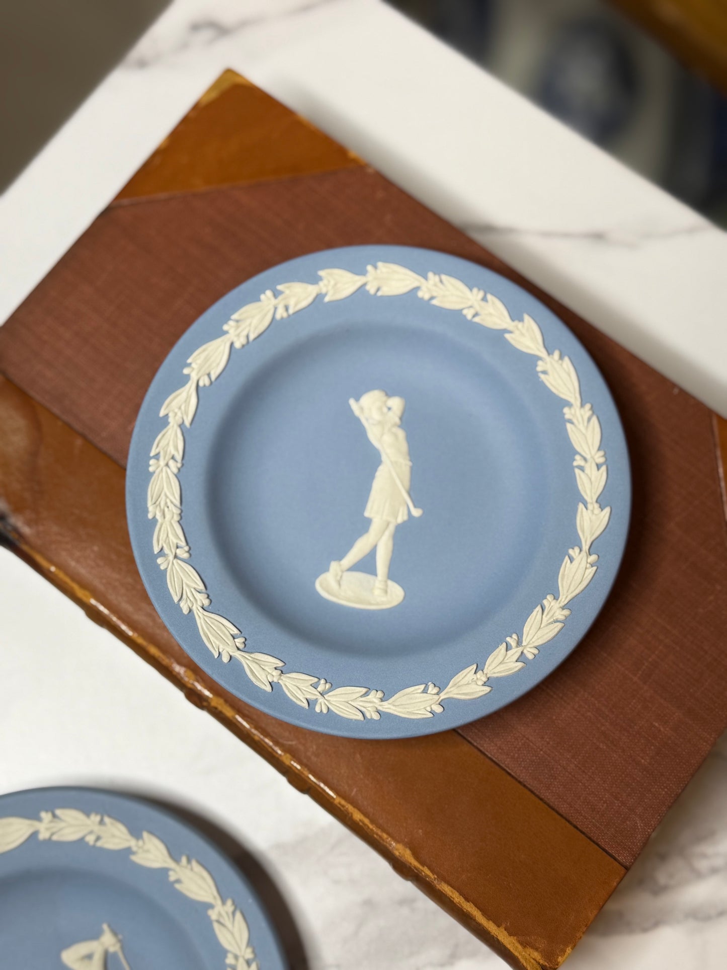 RESERVED - JASPER 4.5" PIN DISH: HIS & HER GOLFER