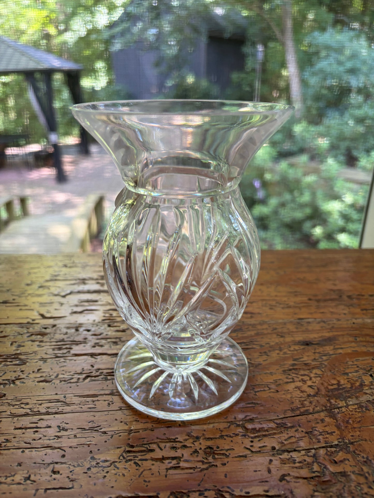 Beautiful Waterford Crystal Marcella 6” vase!