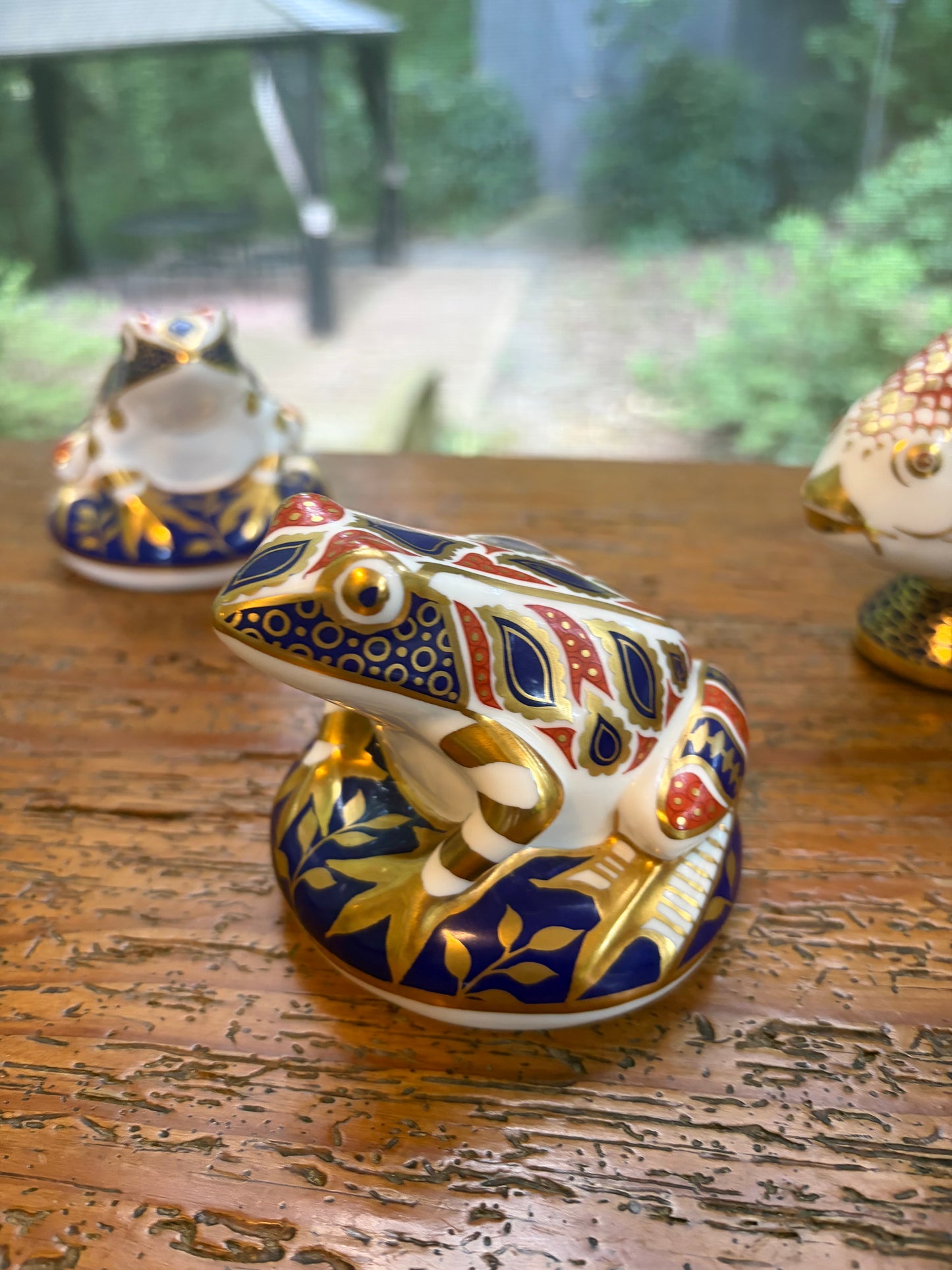Gorgeous Royal Crown Derby Imari frog!