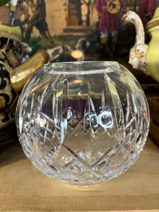 Stunning Waterford Lismore Crystal Rose Bowl!