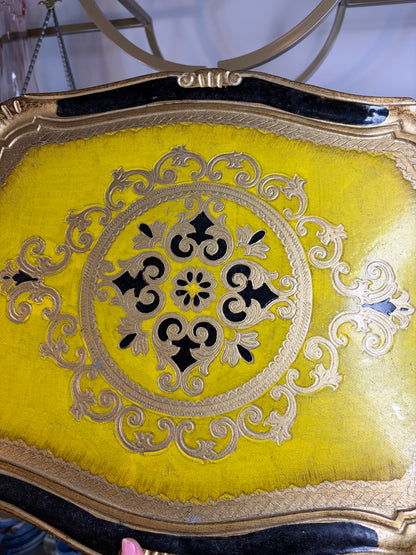 Gorgeous Florentine large tray with handles!