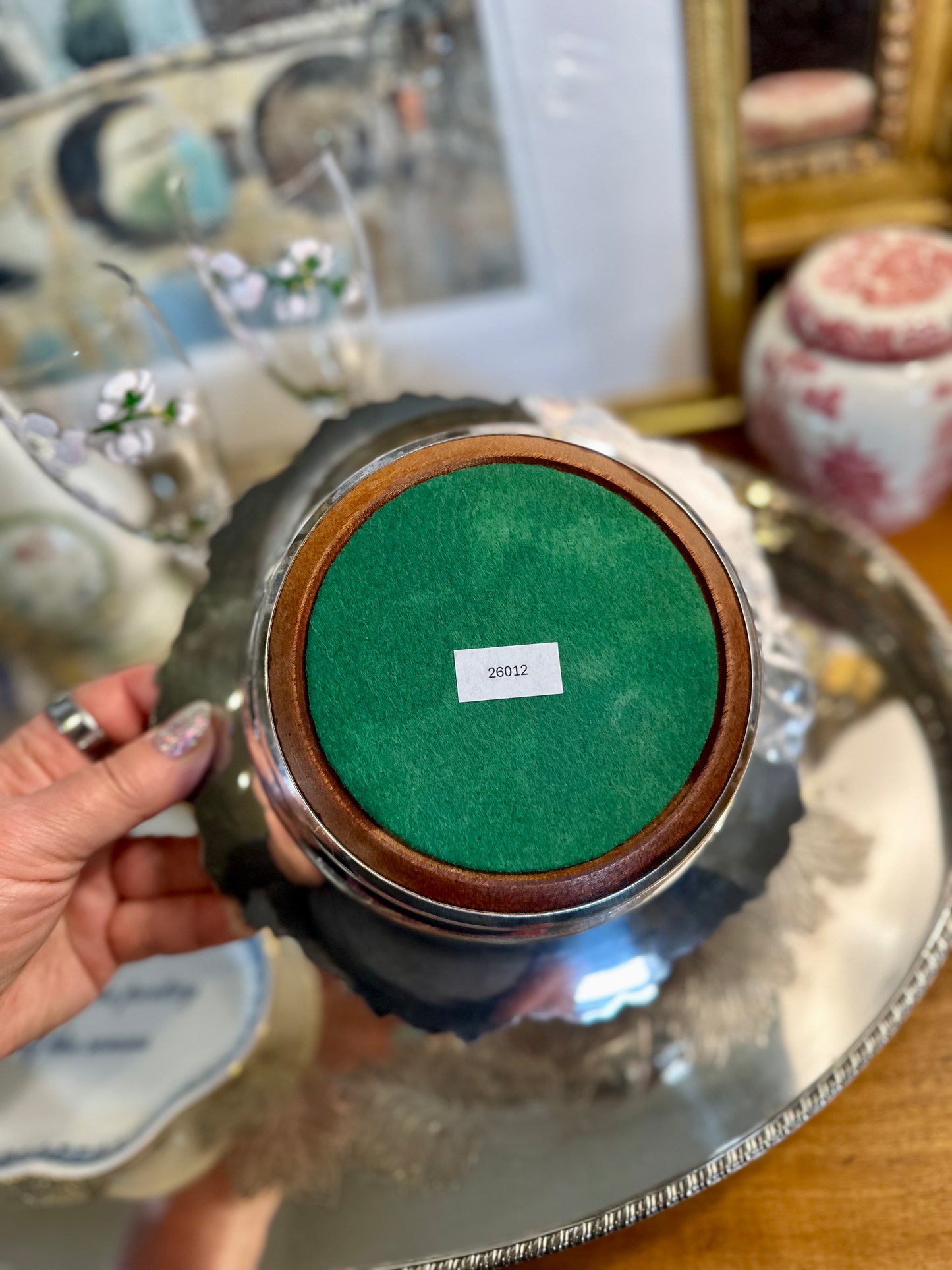 Antique English Silver Plated Magnum Champagne Coaster | Sheffield, c. 1895–1915