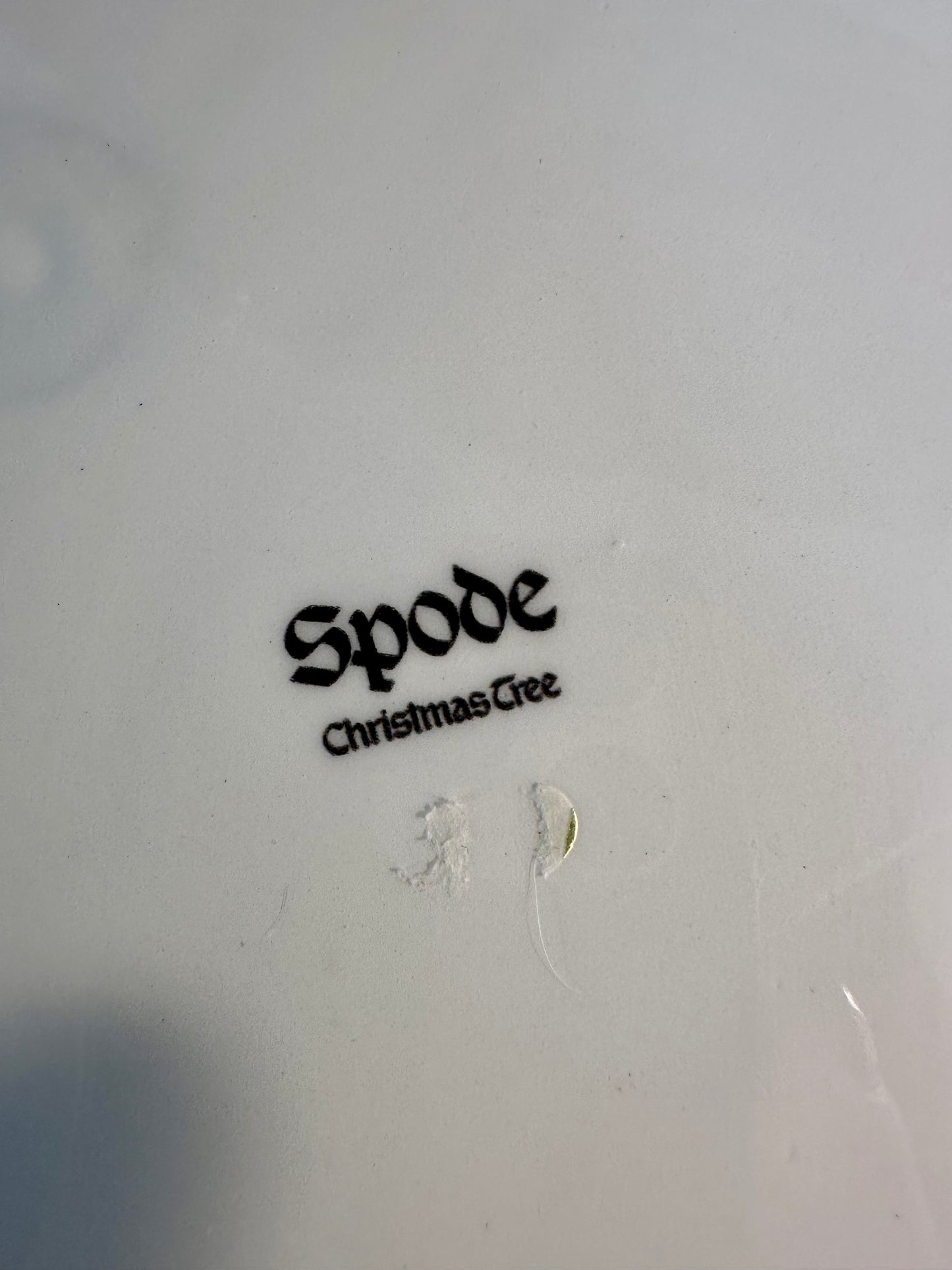 Festive Vintage Spode Christmas Tree Figural Cookie Jar, 13"