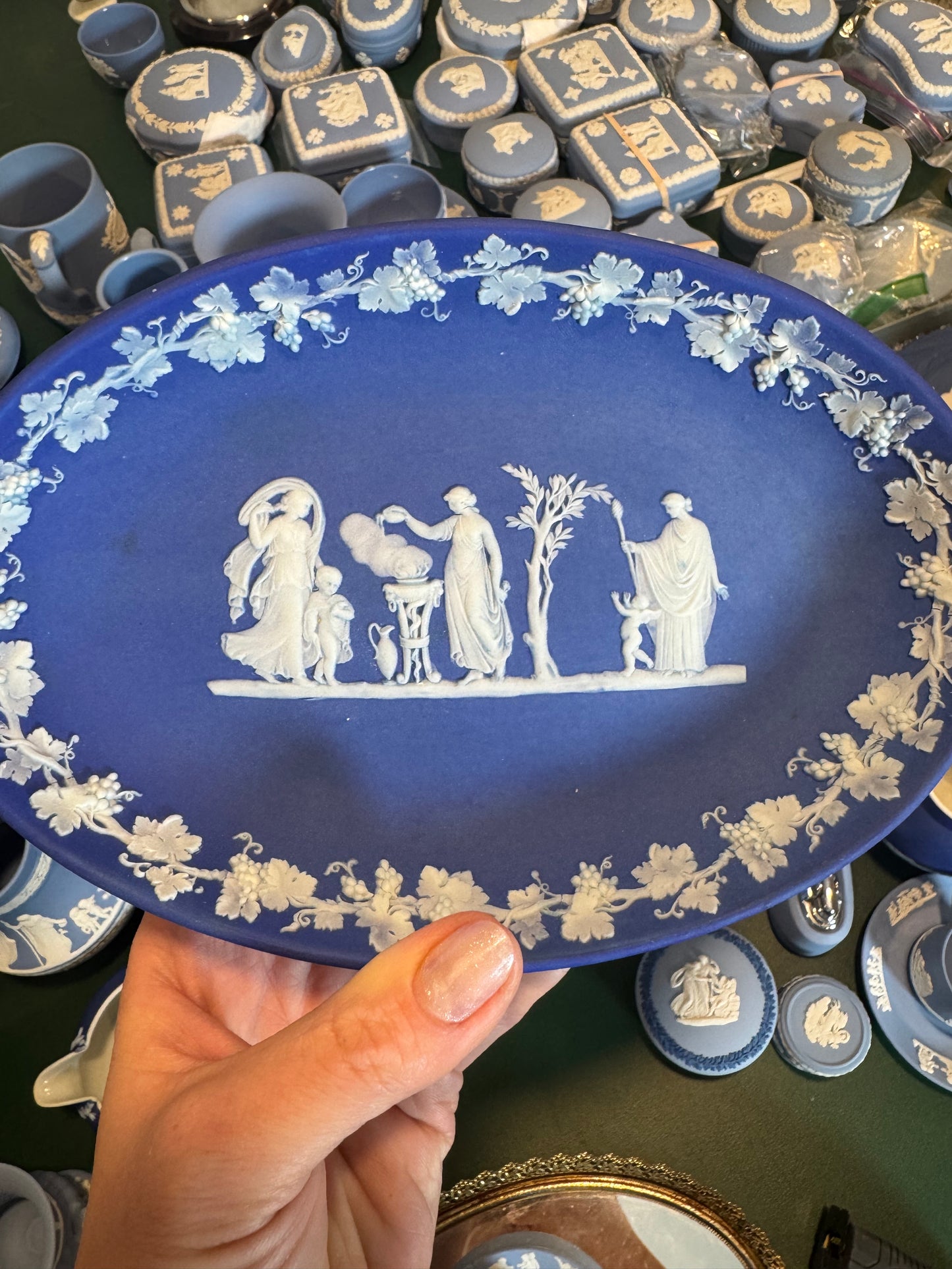 Reserved Wedgwood oval plate 8”