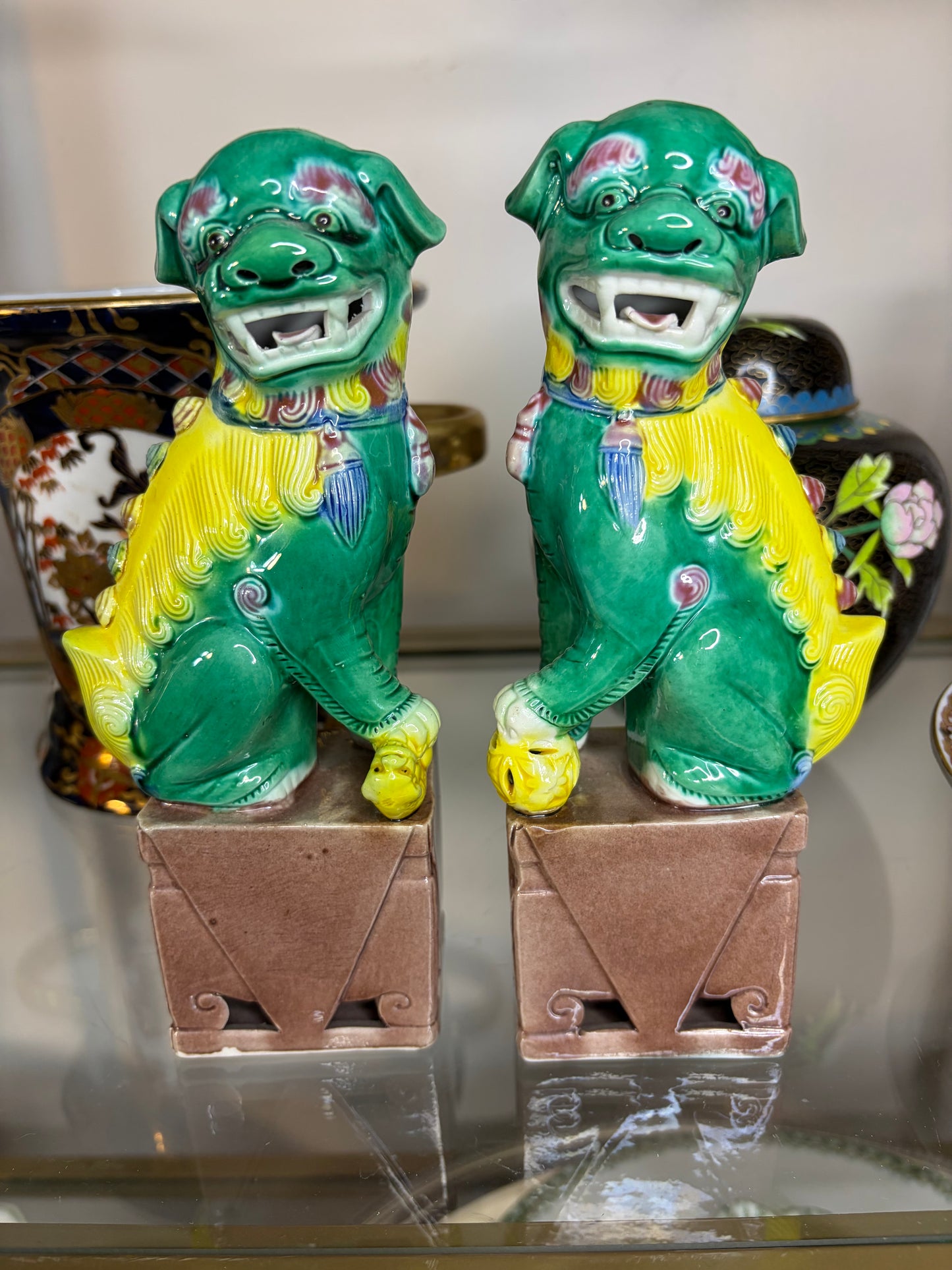 Stunning foo dog pair!