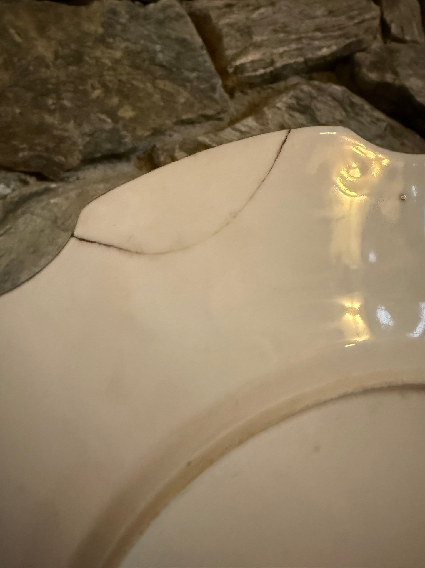 Early 1900’s French Limoges Hand Painted Charger Signed by Artist - Repaired