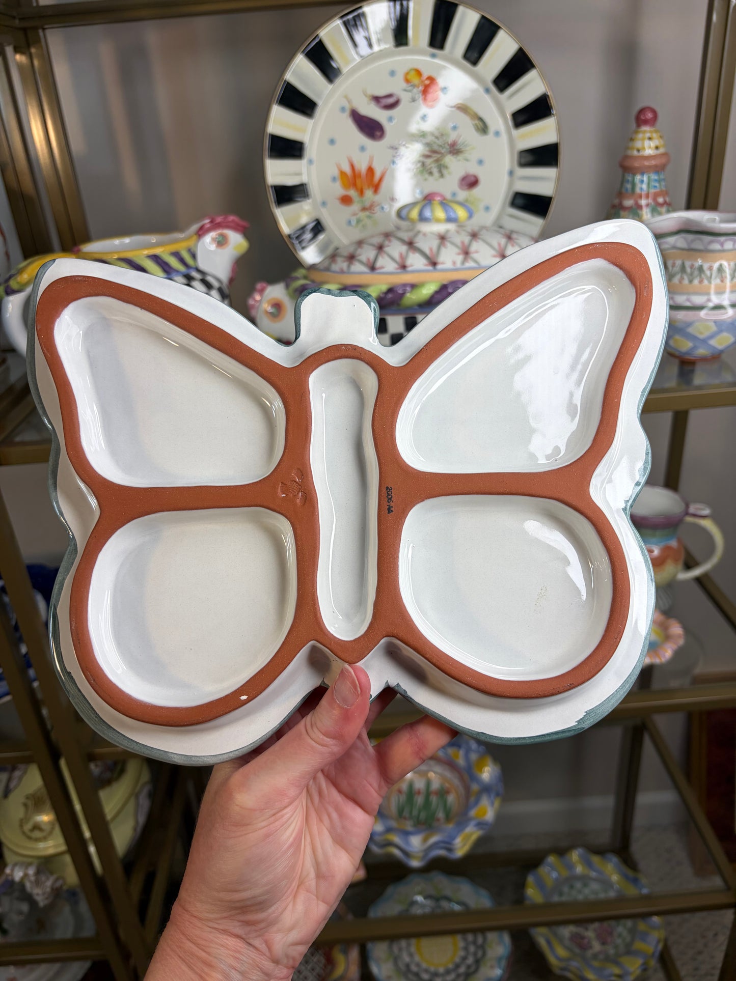 Mackenzie-Childs Butterfly trivet!
