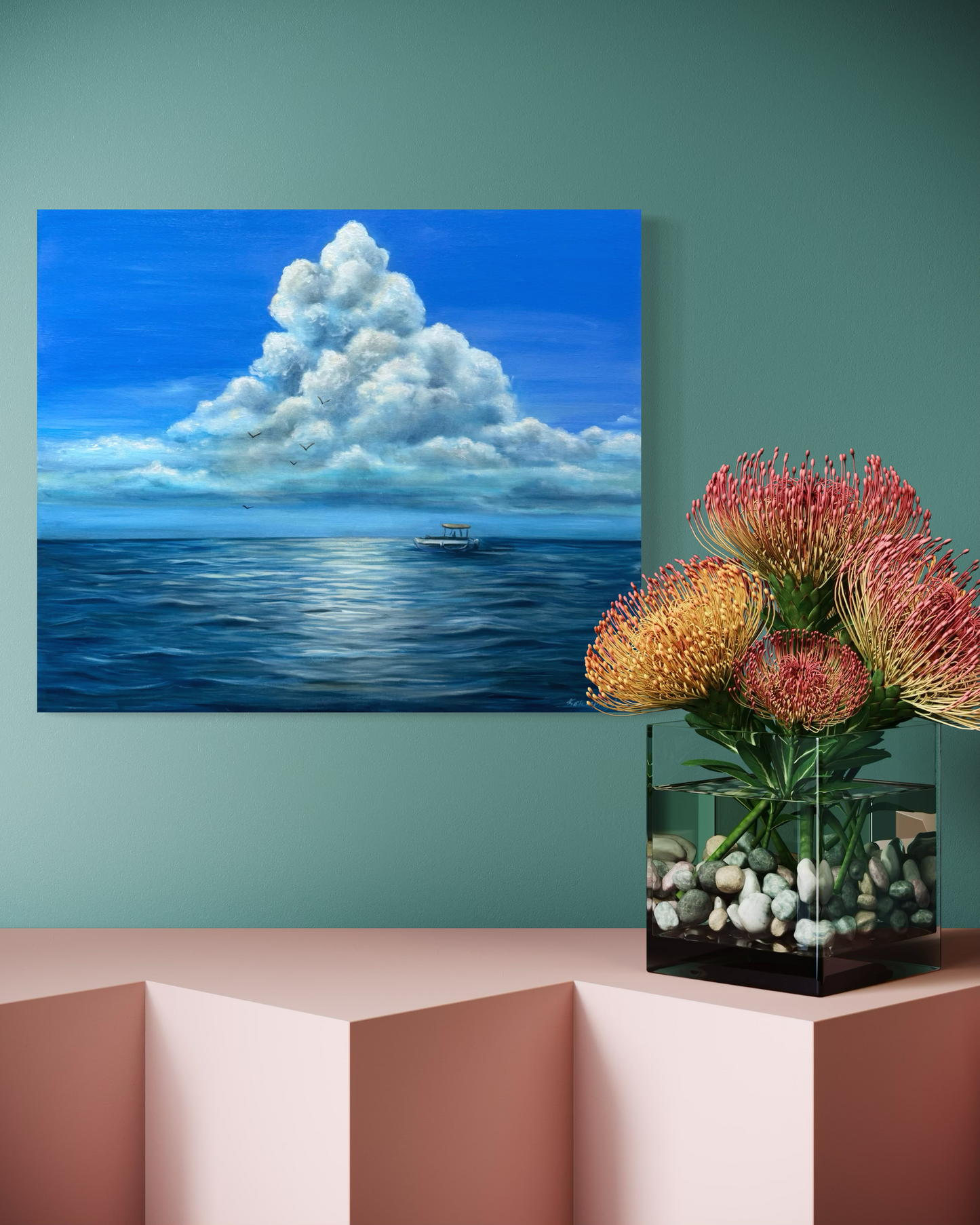 Sea lover original seascape painting 20x24”