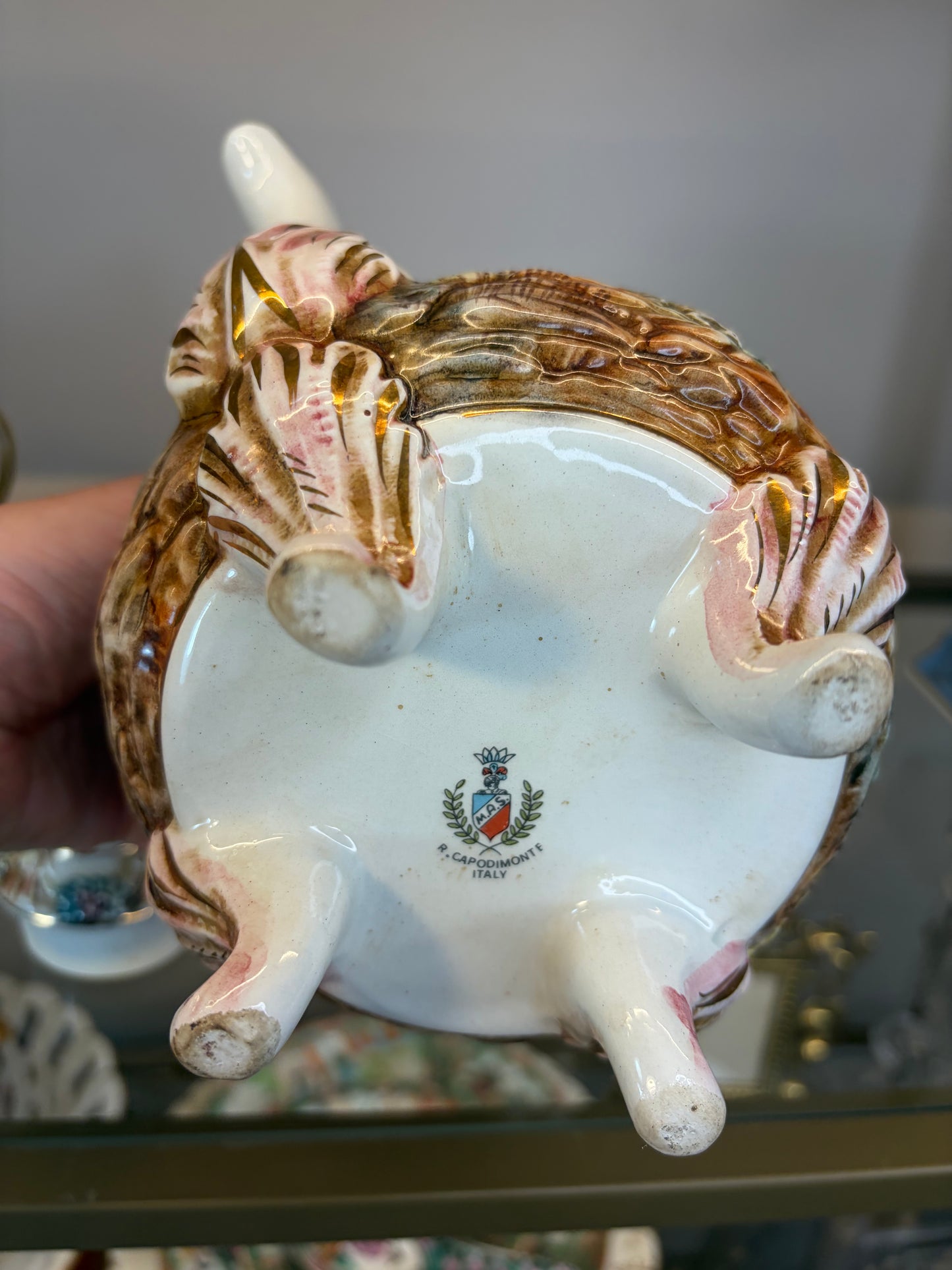 Lovely Capodimonte Italian tea pot!