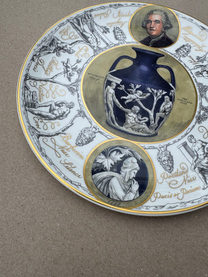 Collectible Wedgewood historic year plate 2002 Portland base 1789