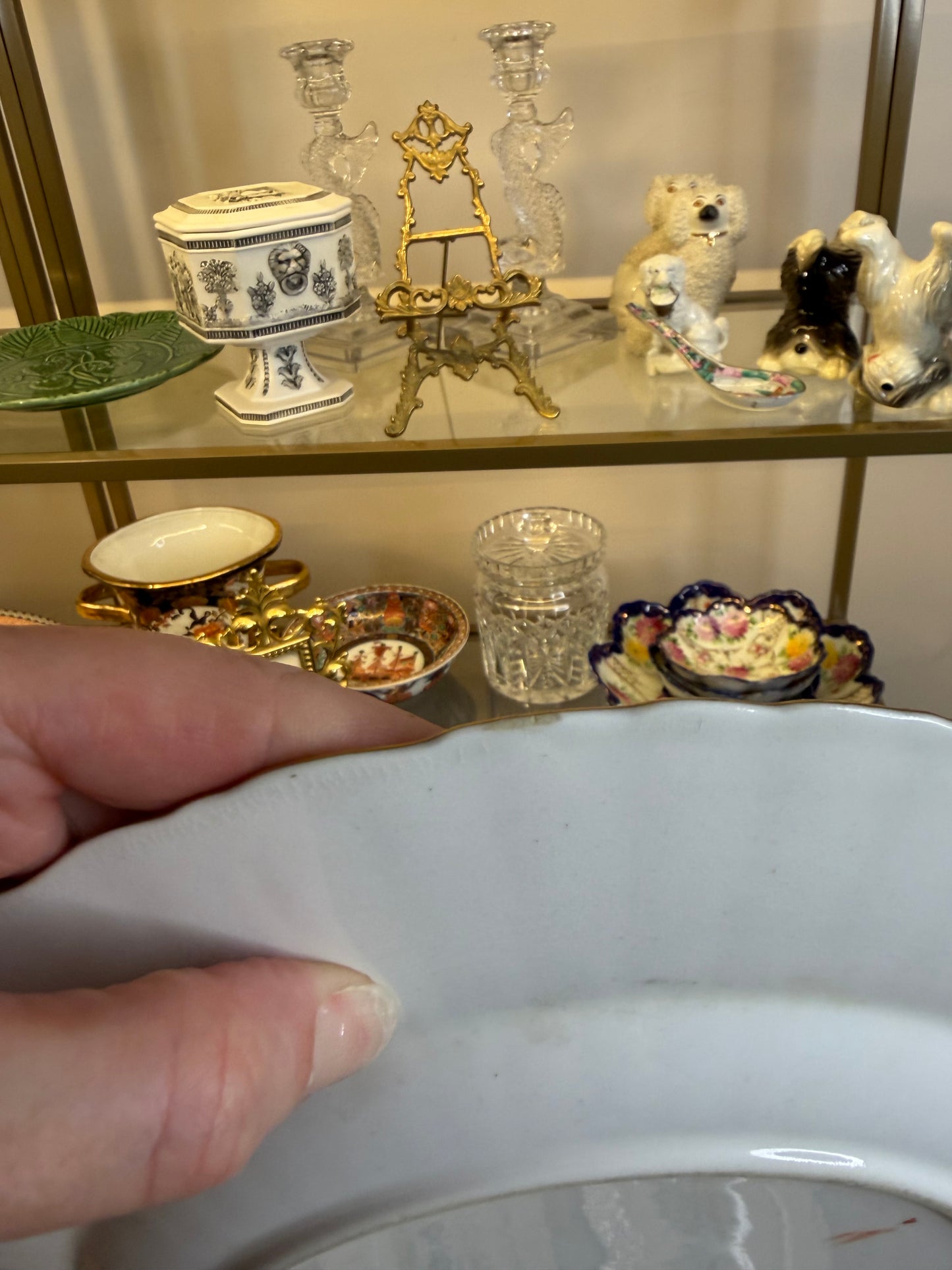 Gorgeous Royal Crown Derby Lowestoft Pheasant plates set of 6! As is!