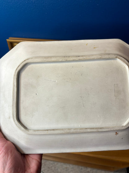 Antique Wedgwood Jasperware cobalt dipped platter!