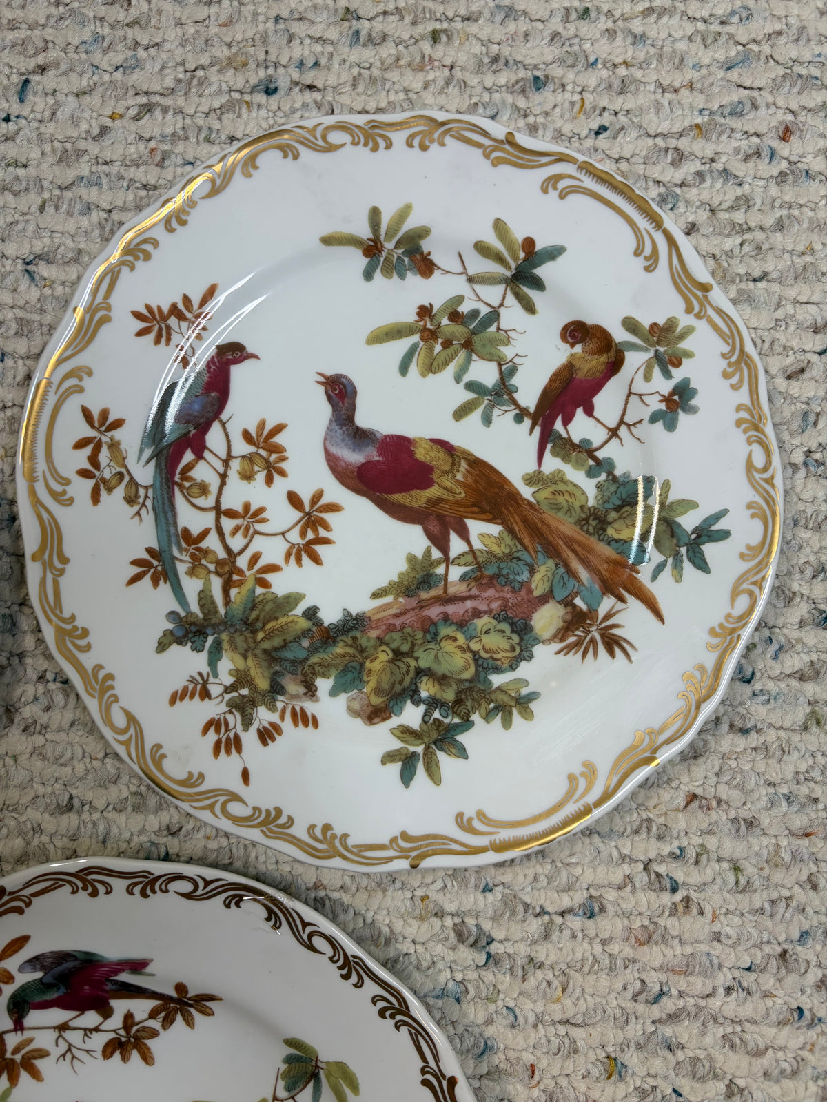 Gorgeous Andrea by Sadek Exotic birds plates set of 3!