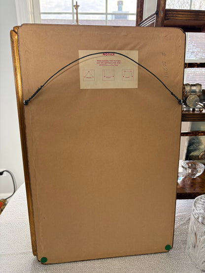 Live 1/14 for Maria Painted Peacock on Silk 22” x 14”