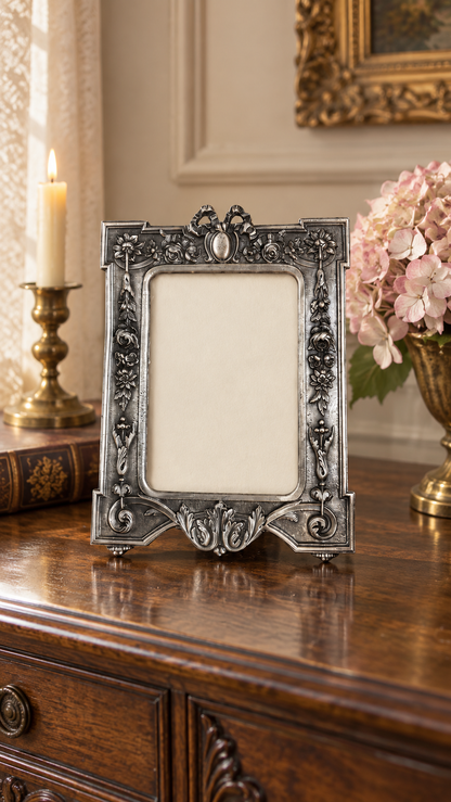 Jennifer Moore Brass 4x6 Picture Frame Victorian Metal Collection New Old Stock