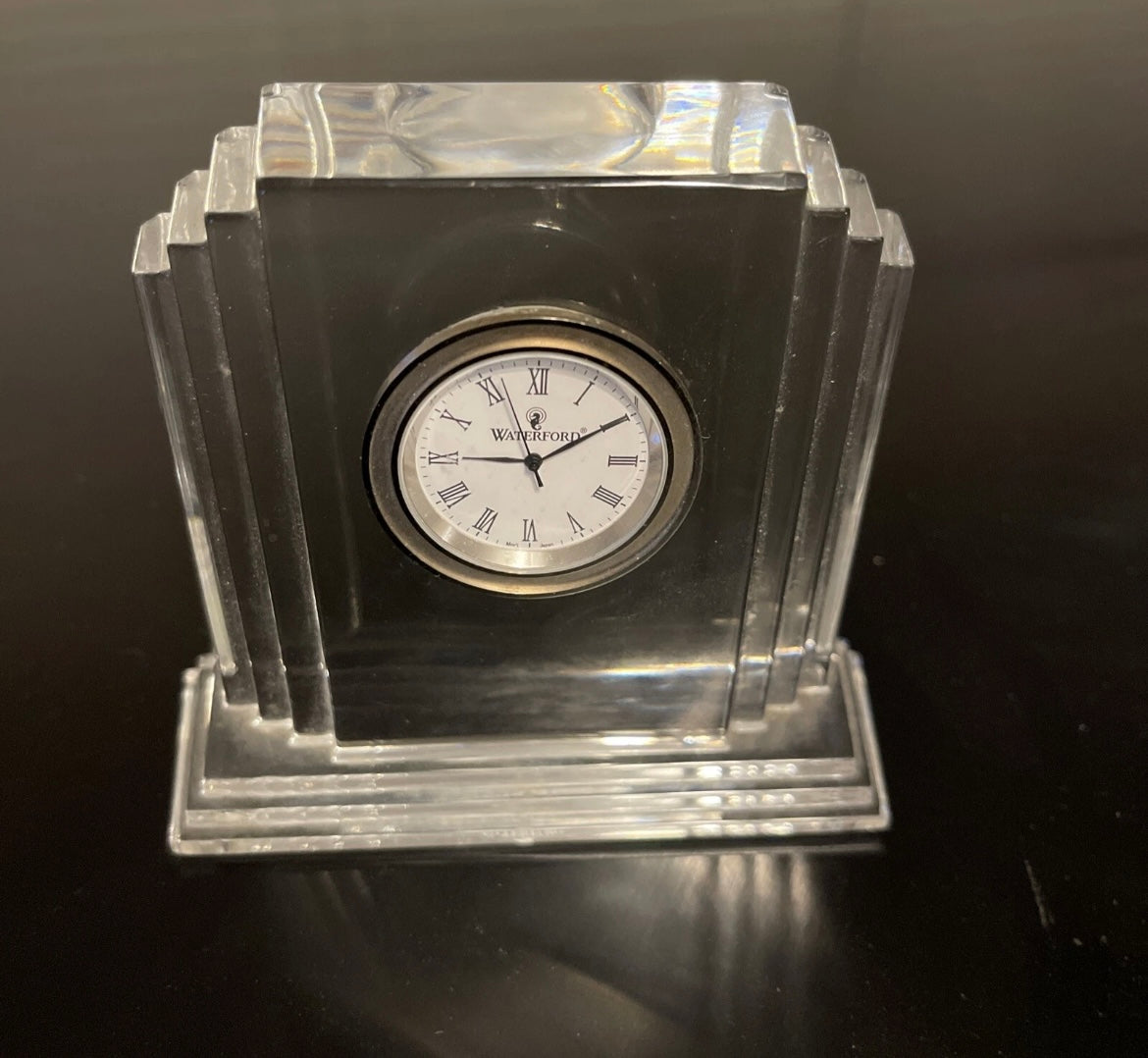 Waterford Crystal Desk Clock 4 by 4”