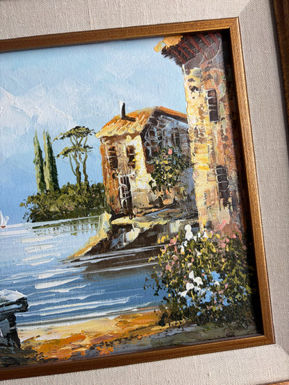 Original framed and signed oil painting!
