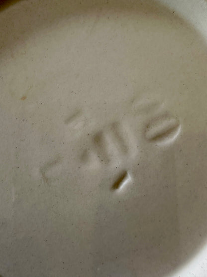 Antique English Creamware Reticulated Basket-Weave Plate, Early 19th Century