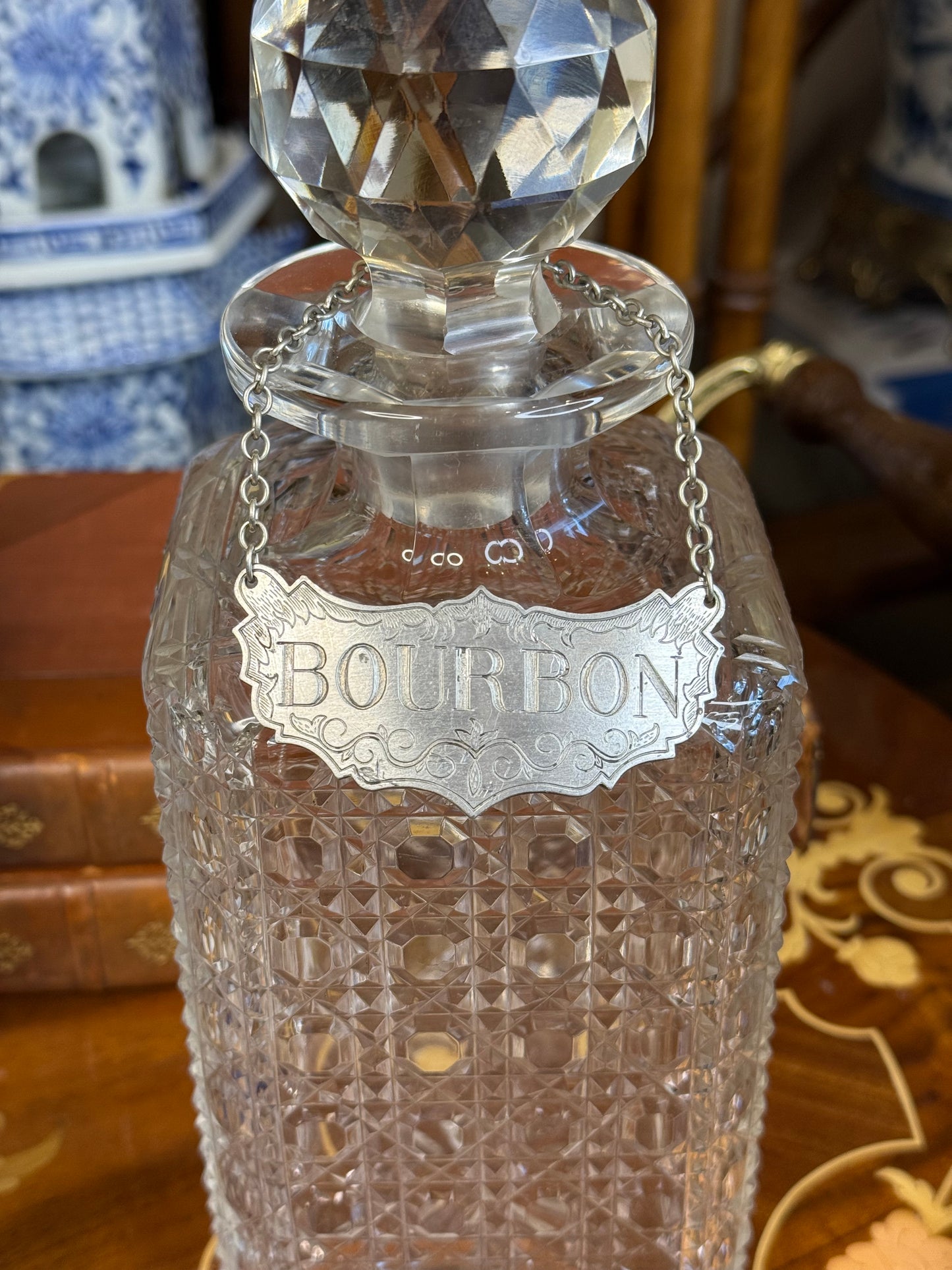 STEIFF Pewter Liquor Tags: Sold Separately