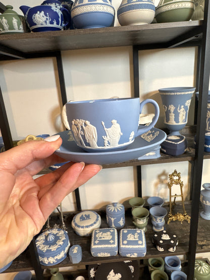 Wedgwood light blue tea cup set