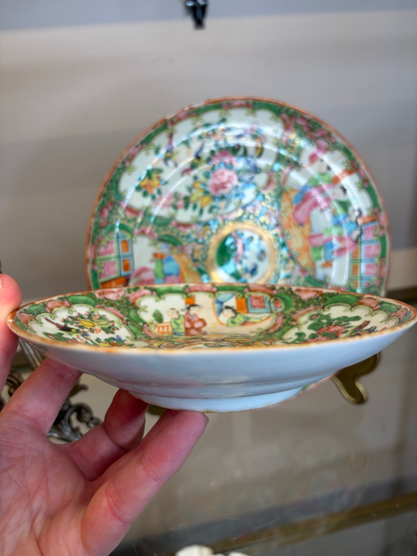 Antique Famille rose small bowl! As is!