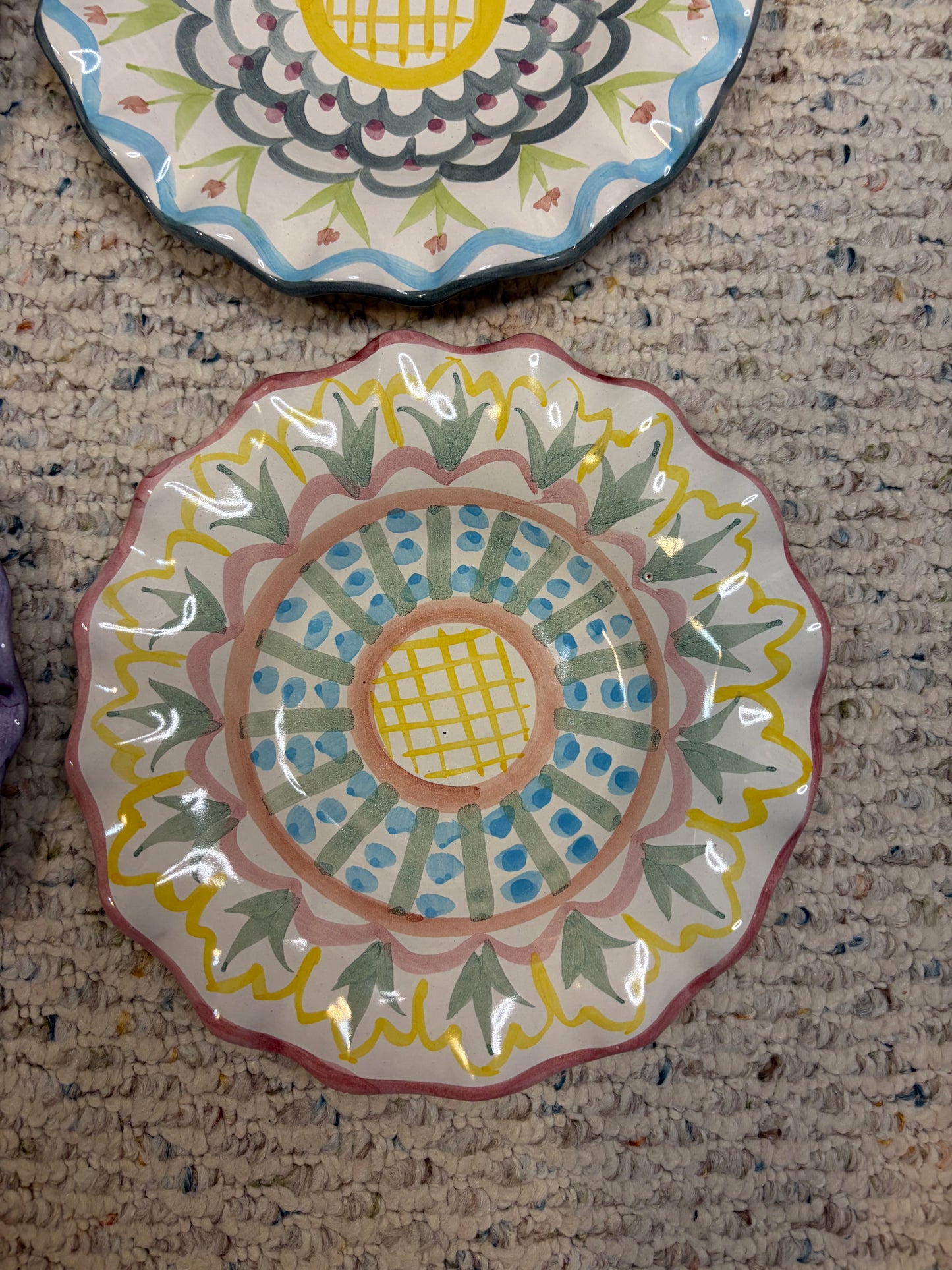 Mackenzie-Childs Madison fluted salad plate!