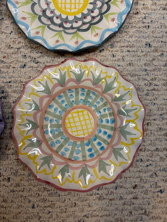 Mackenzie-Childs Madison fluted salad plate!