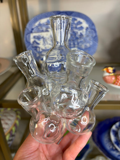 Vintage Propagation bud vases cluster!