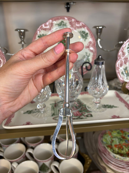 Silverplated mechanical tongs perfect for sugar cubes, olives, ice, etc!