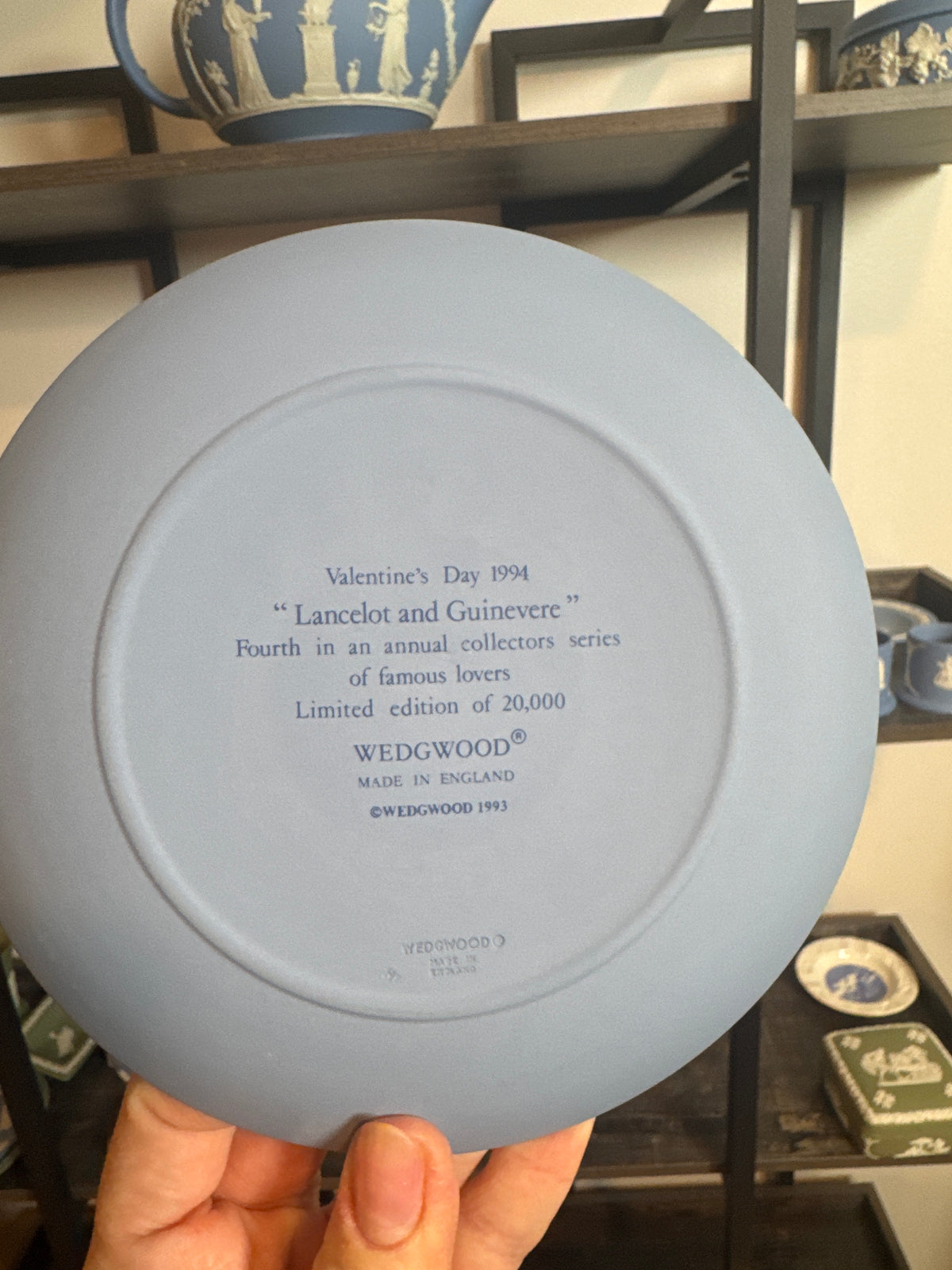 Wedgwood Valentine plate 1994