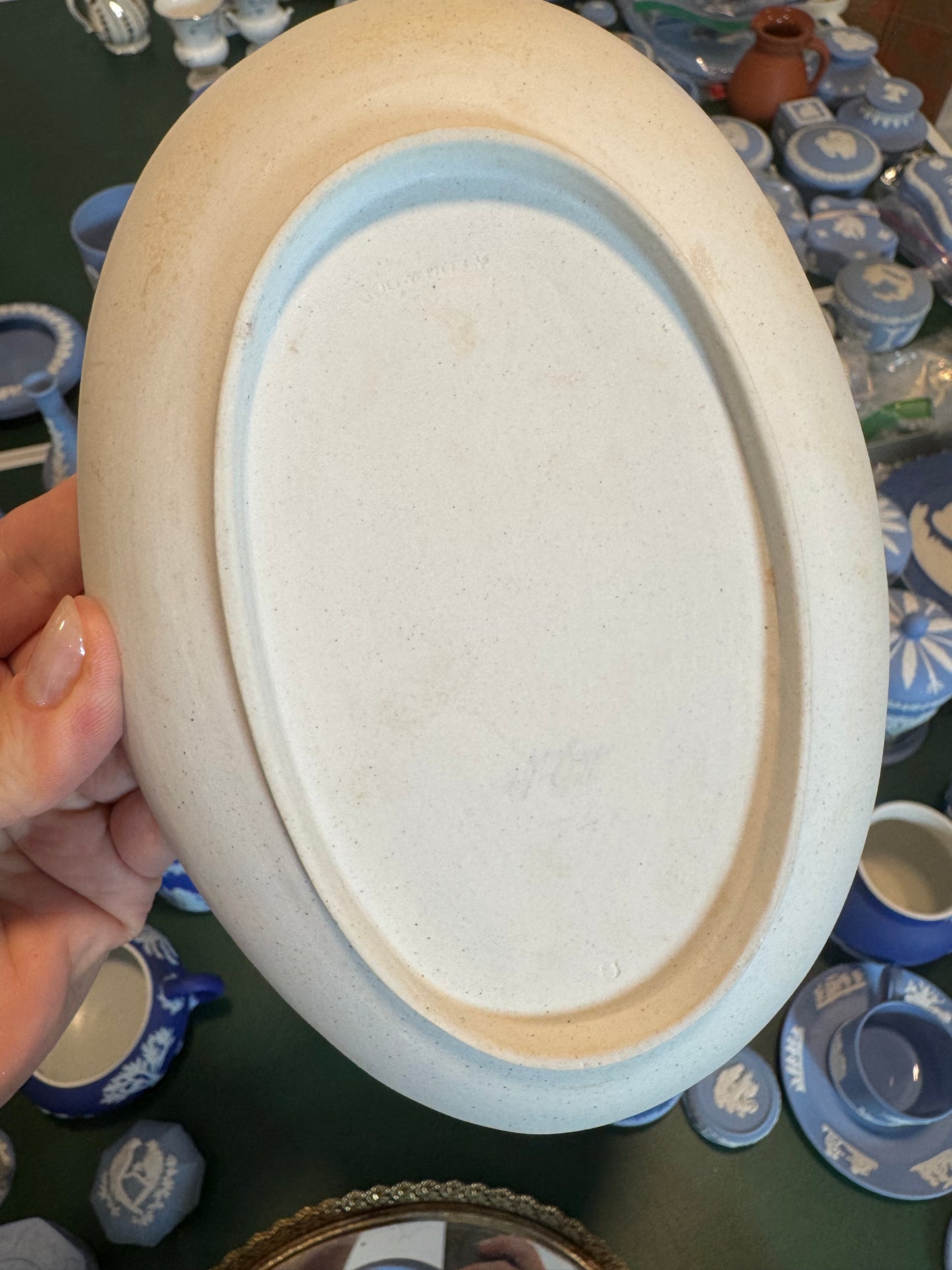 Reserved Wedgwood oval plate 8”